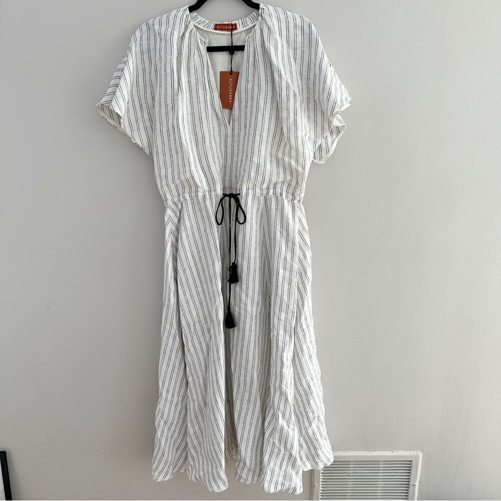 ALTUZARRA Romy Linen Dress - Picture 3 of 9